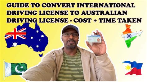 converting foreign license to australian.